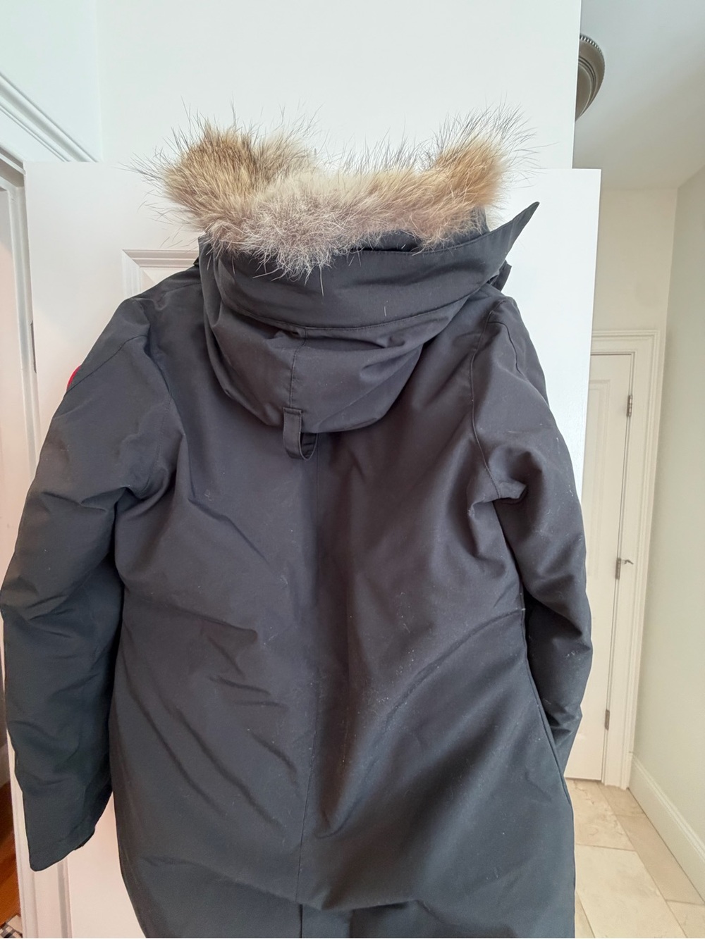 Canada Goose Black Women's Insulated Puffer Coat with Hood - Picture 5 of 5